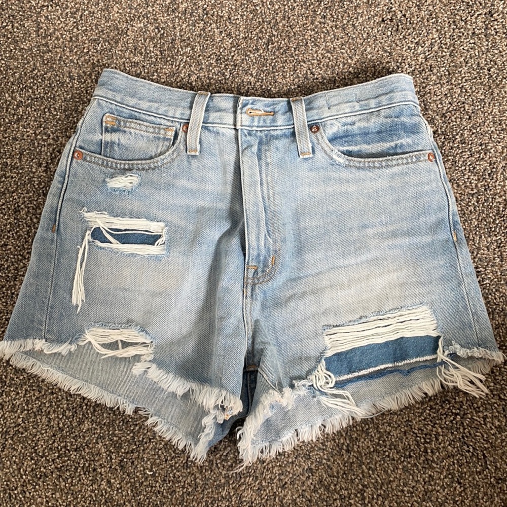 Madewell cutoff jean shorts